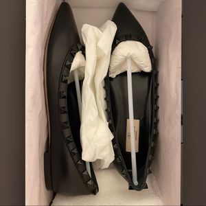 Valentino Rockstud Ballerina Flats - Size 36